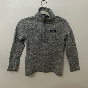 Gray Patagonia extra extra small zip up